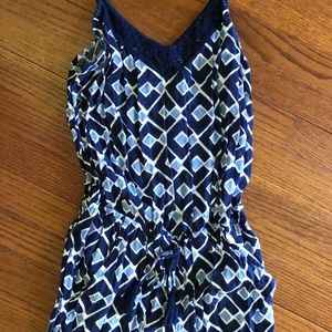 Blue Aerie pant romper